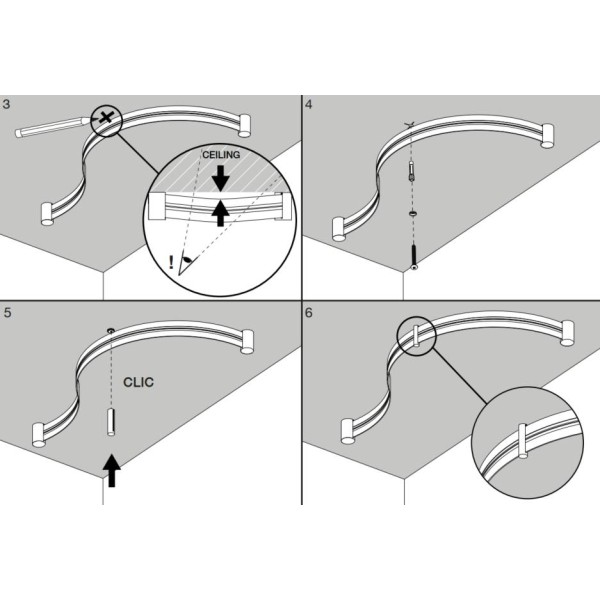 Cini & Nils Formala fixation pour plafond