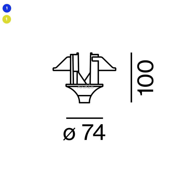 Xal Mounting Set Recessed
