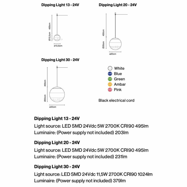 Marset Dipping Light Pendant 24V
