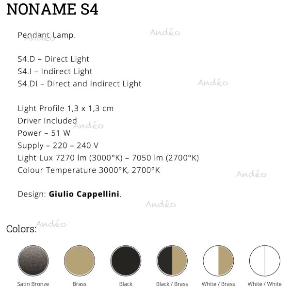 Icone Luce NoName S4