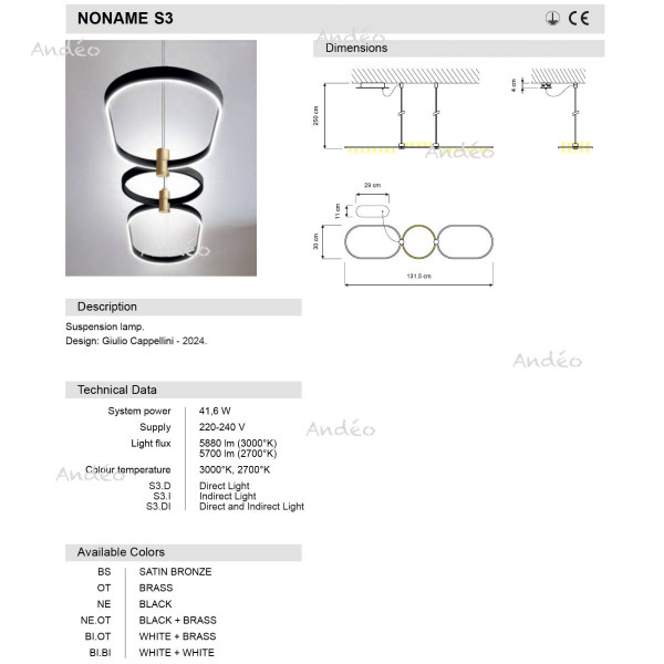 Icone Luce NoName S3