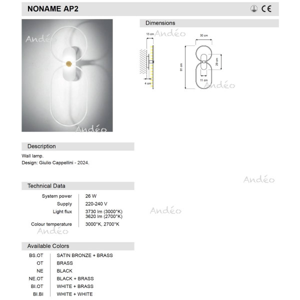 Icone Luce NoName AP2