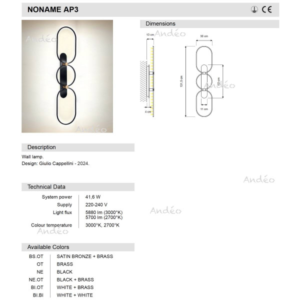 Icone Luce NoName AP3
