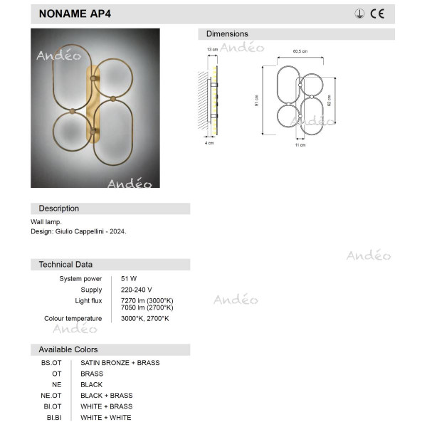 Icone Luce NoName AP4