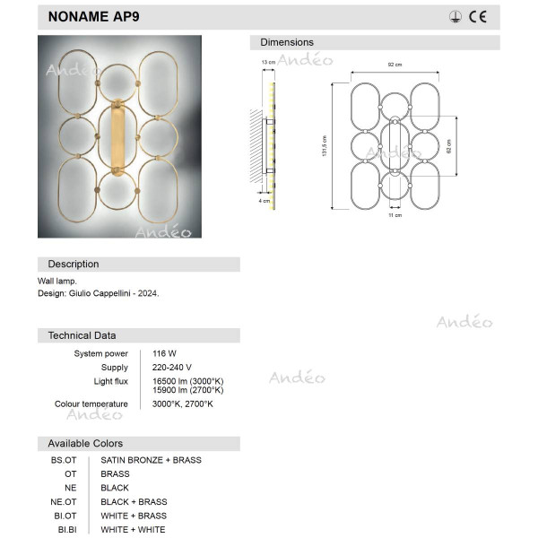 Icone Luce NoName AP9