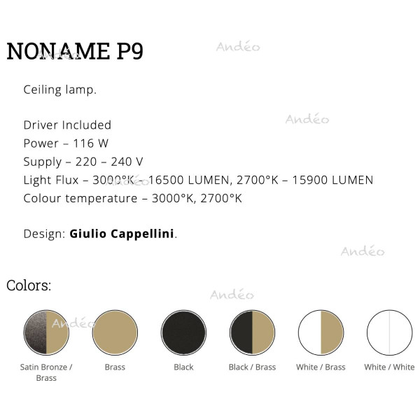 Icone Luce NoName P9