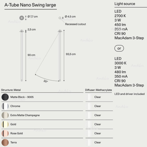 Lodes A-Tube Nano Swing