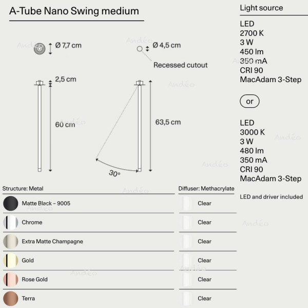 Lodes A-Tube Nano Swing