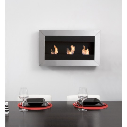 cheminee bio ethanol - square flame xl