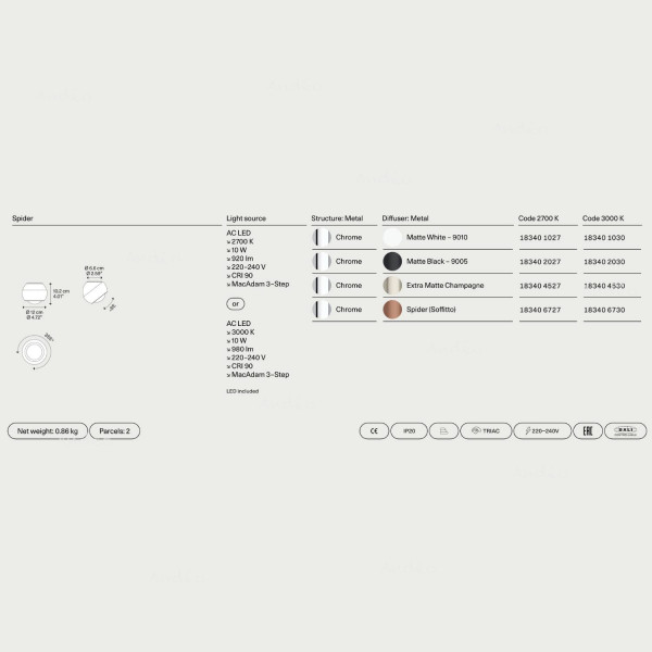 Lodes Spider Ceiling