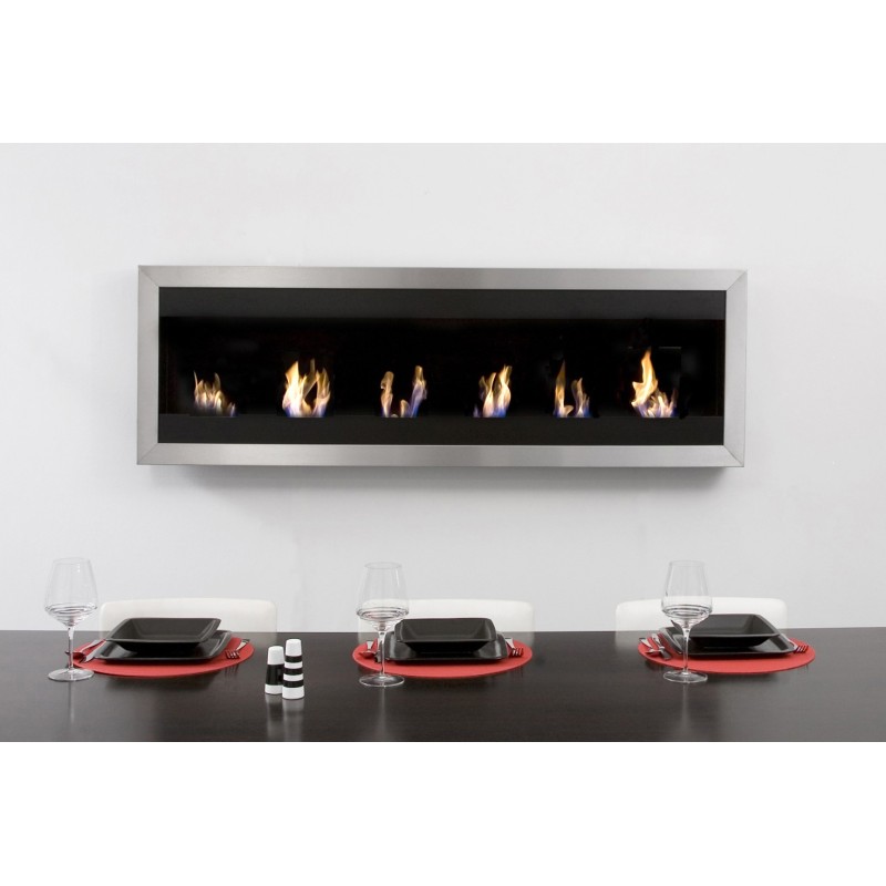 cheminee bio ethanol - square flame xl
