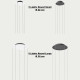 Lodes Lights Round Cluster 5 & 9 Canopies