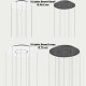 Lodes Lights Round Cluster 5 & 9 Canopies