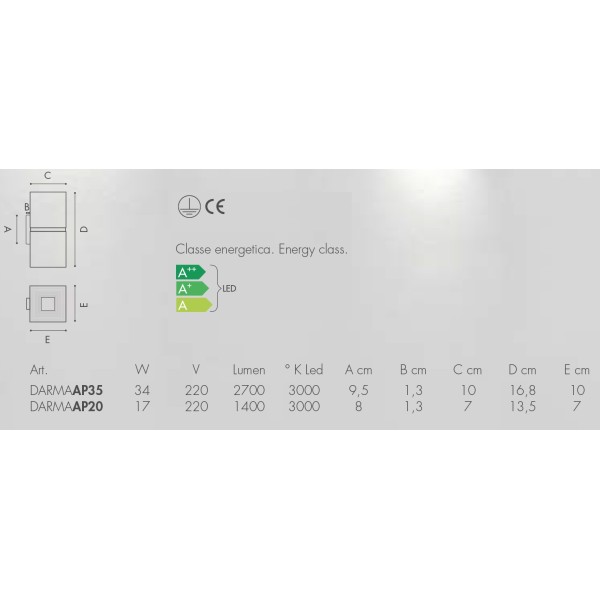 Darma AP35 - AP20 Icone Luce