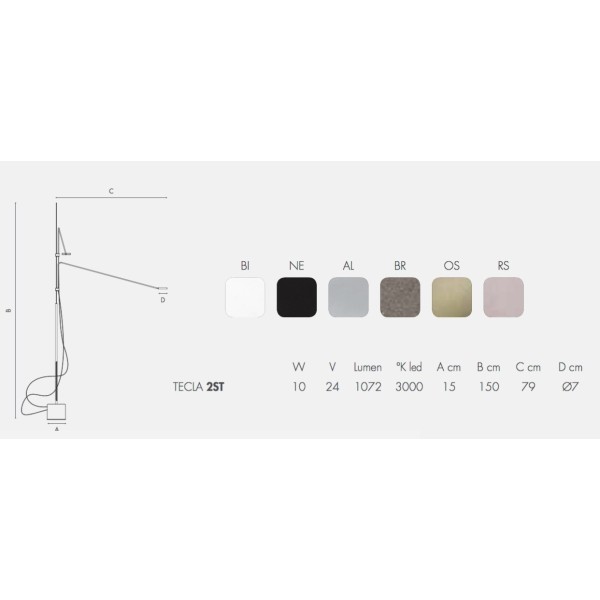 Icone Luce Tecla 2ST