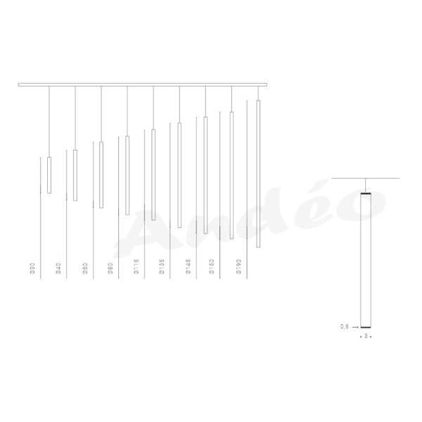 Zava Luce Rings Vertical