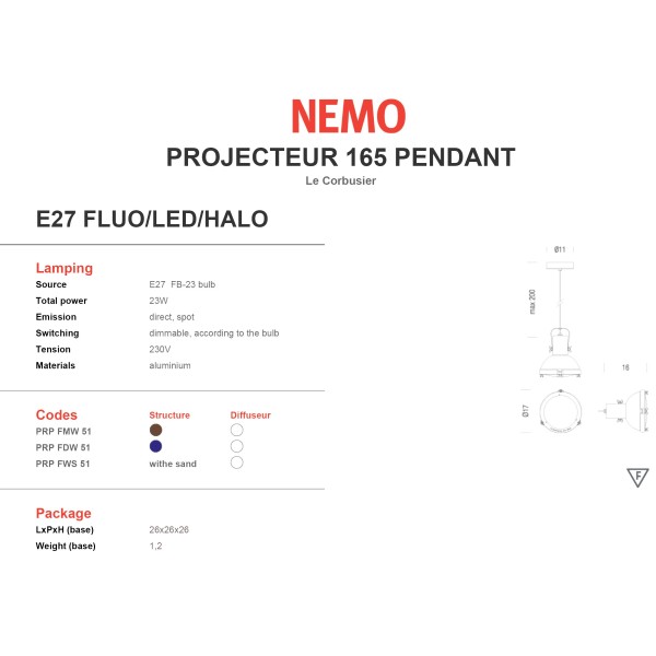 Nemo Lighting Projecteur 165